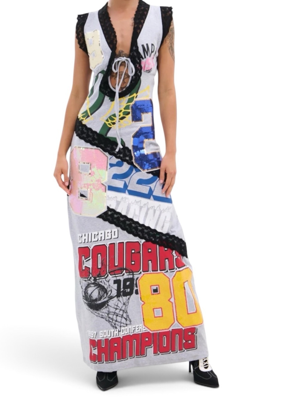 🔥🔥AKIRA INSTA SAW IT FIRST GRAPHIC MAXI DRESS